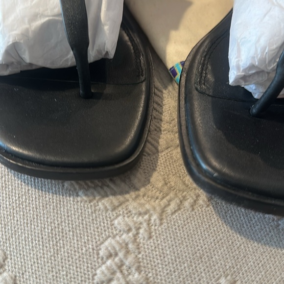 Tory Burch | Shoes | Tory Burch Miller Leather Sandalslight  Tory Burch tiny Miller calf leather
Great condition, dust cover & box